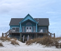 View from the Beach. Back of the House