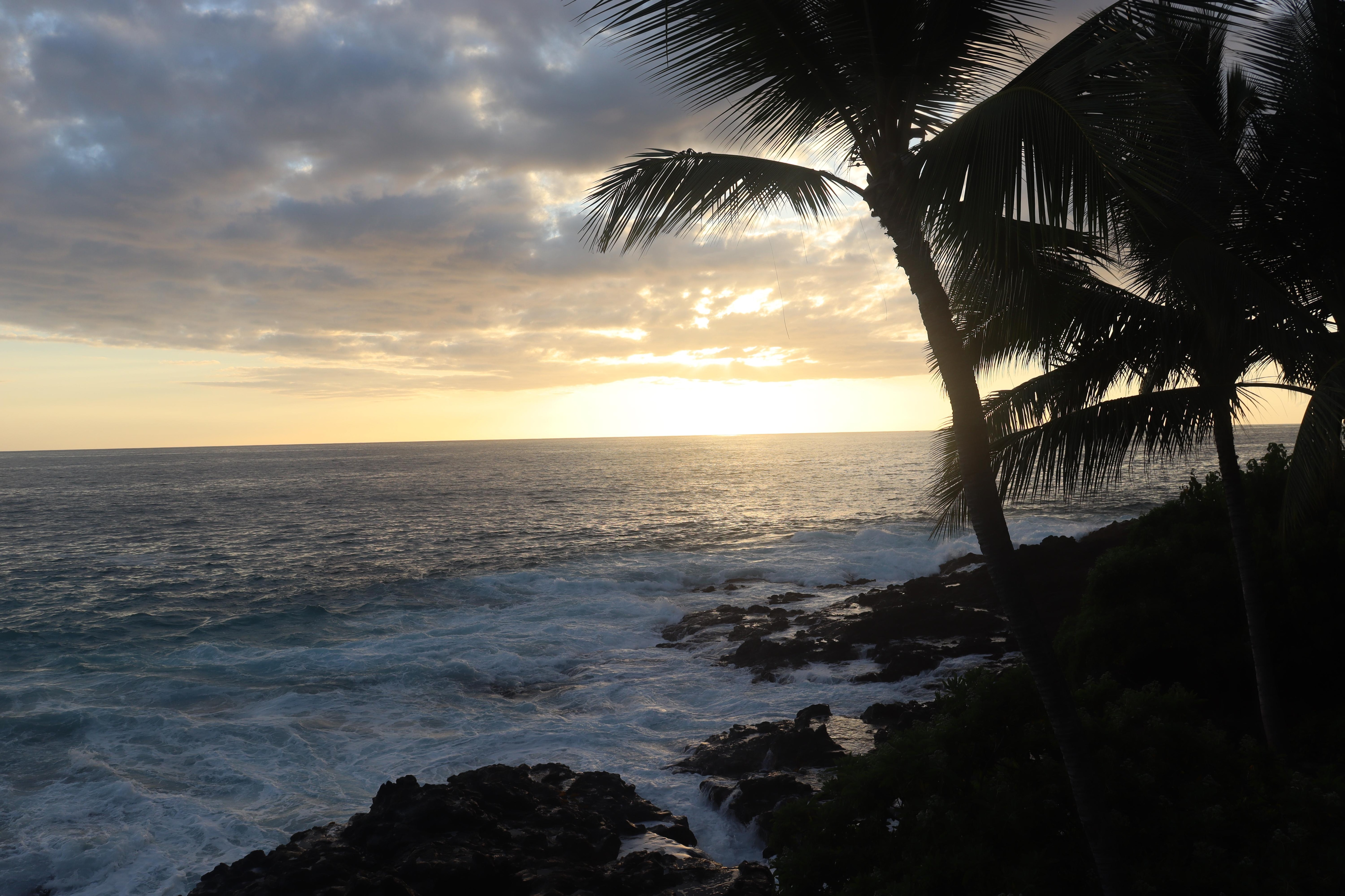 sunset from the 2nd floor lanai 