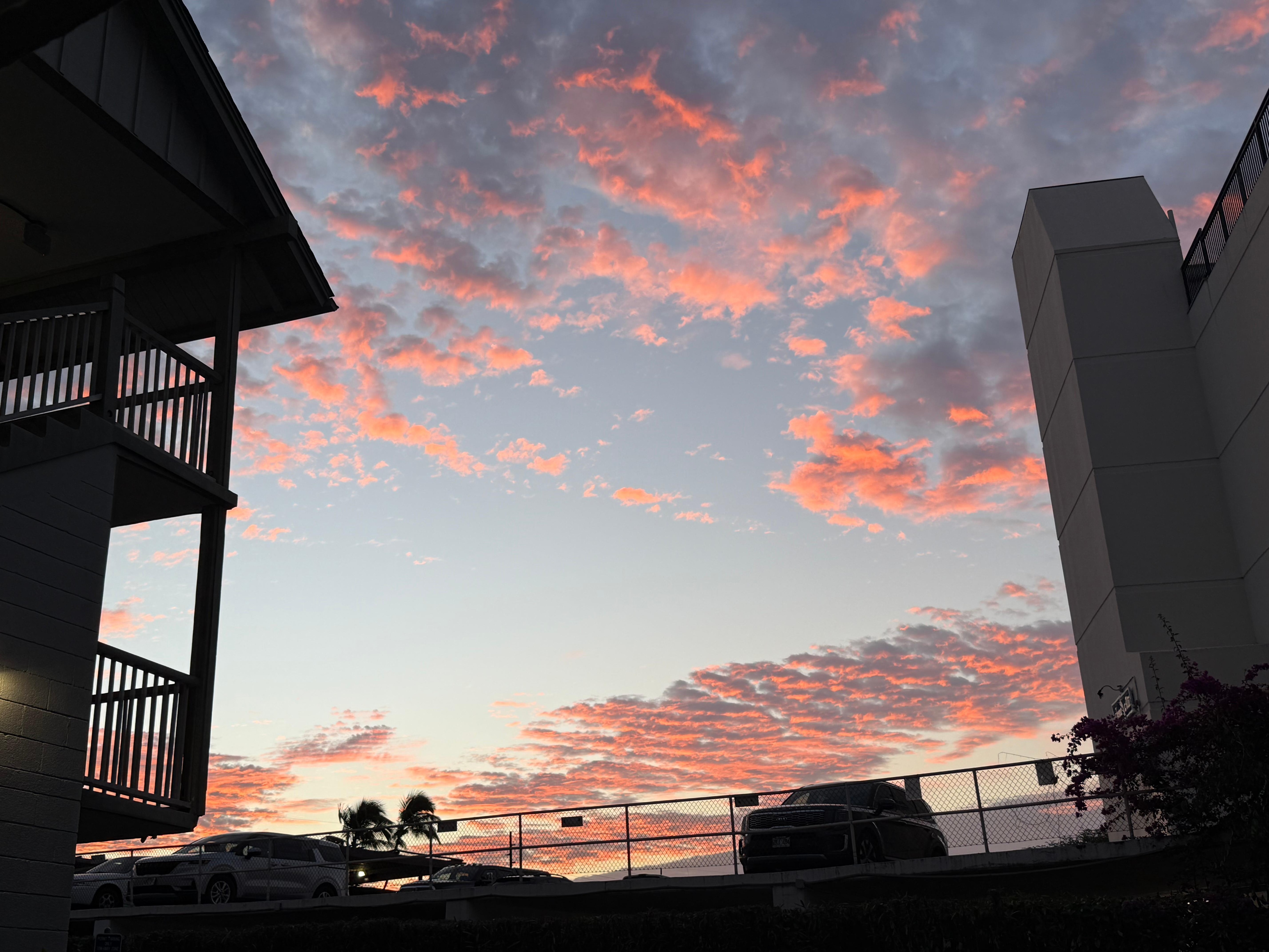 Sunrise from the front door