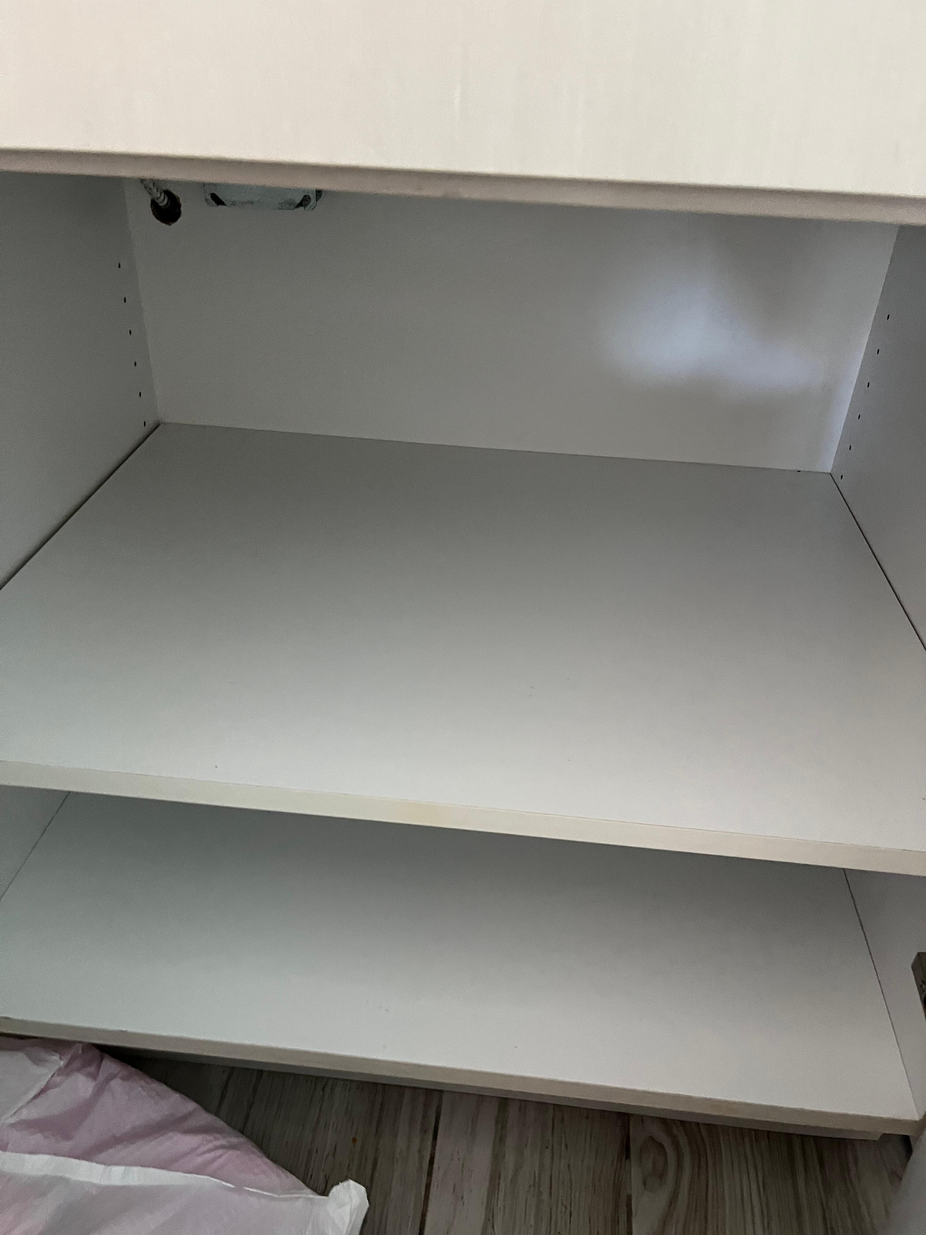 Proof of no dishware or cooking equipment 