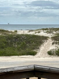 View from the front deck, beautiful even on a cloudy day