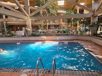 Beautiful pool and lobby