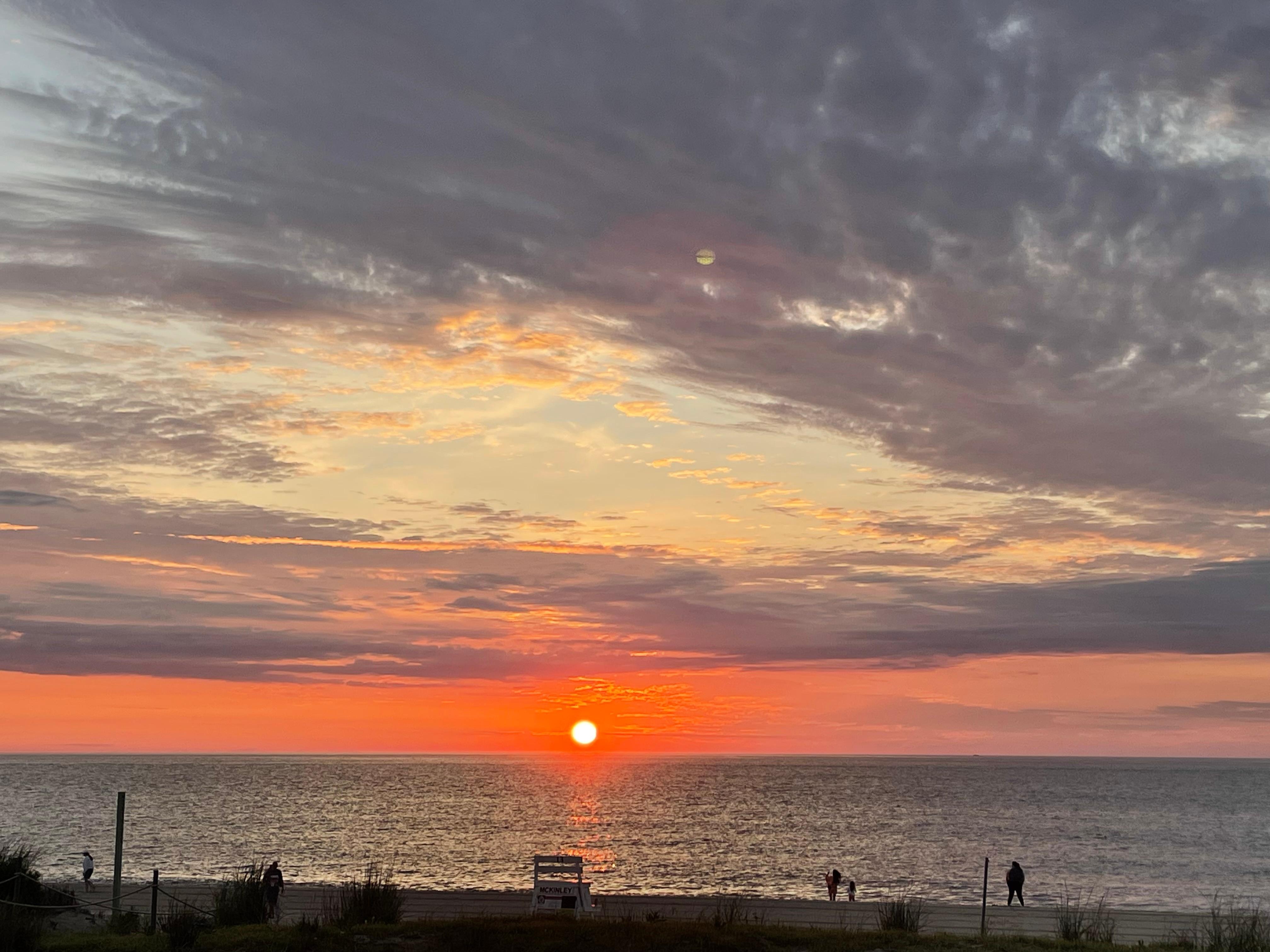 Sunrise from the balcony