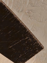 Dust on the fan blade.
