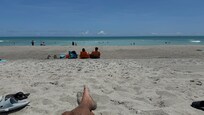 Beautiful and wide sand beach