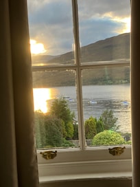 We stayed in the tower room facing the water