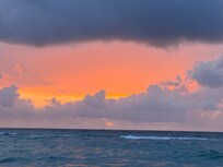 Walked over to the sunrise every morning