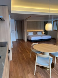 Opened bedroom
