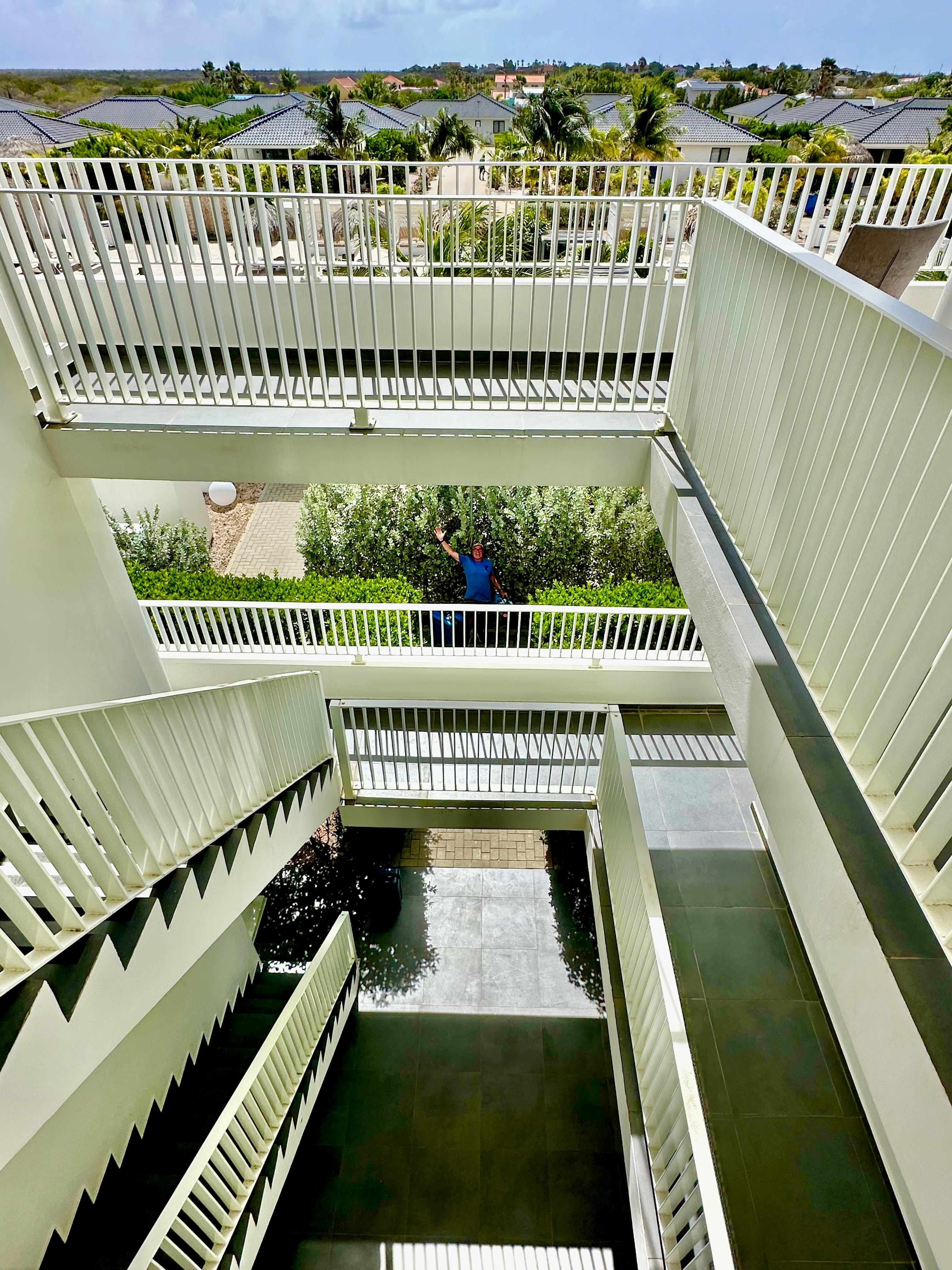 No elevators, all steps