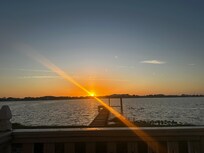 The sun gave us a great good morning.