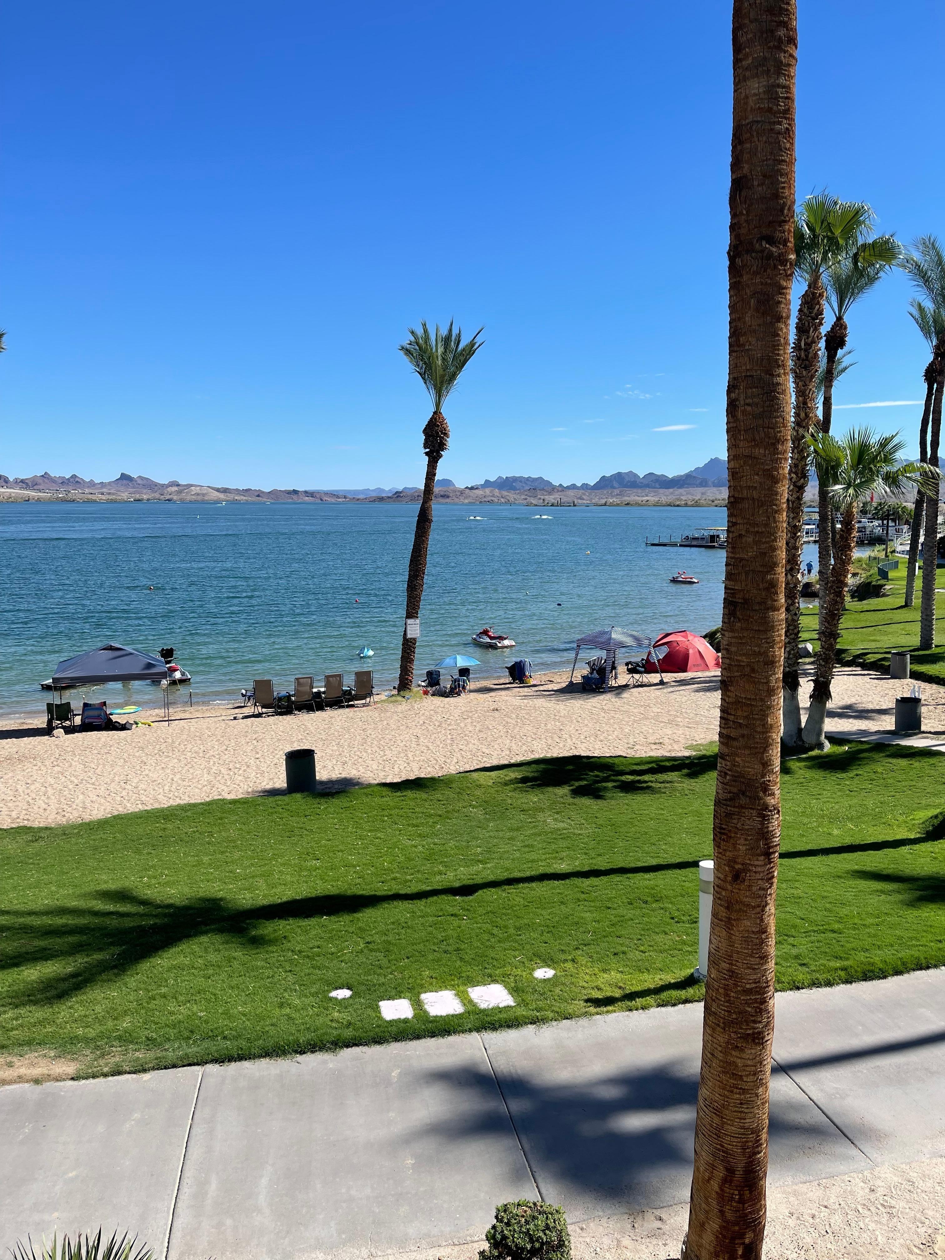 View from our balcony 