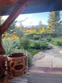 Coffee on the front porch