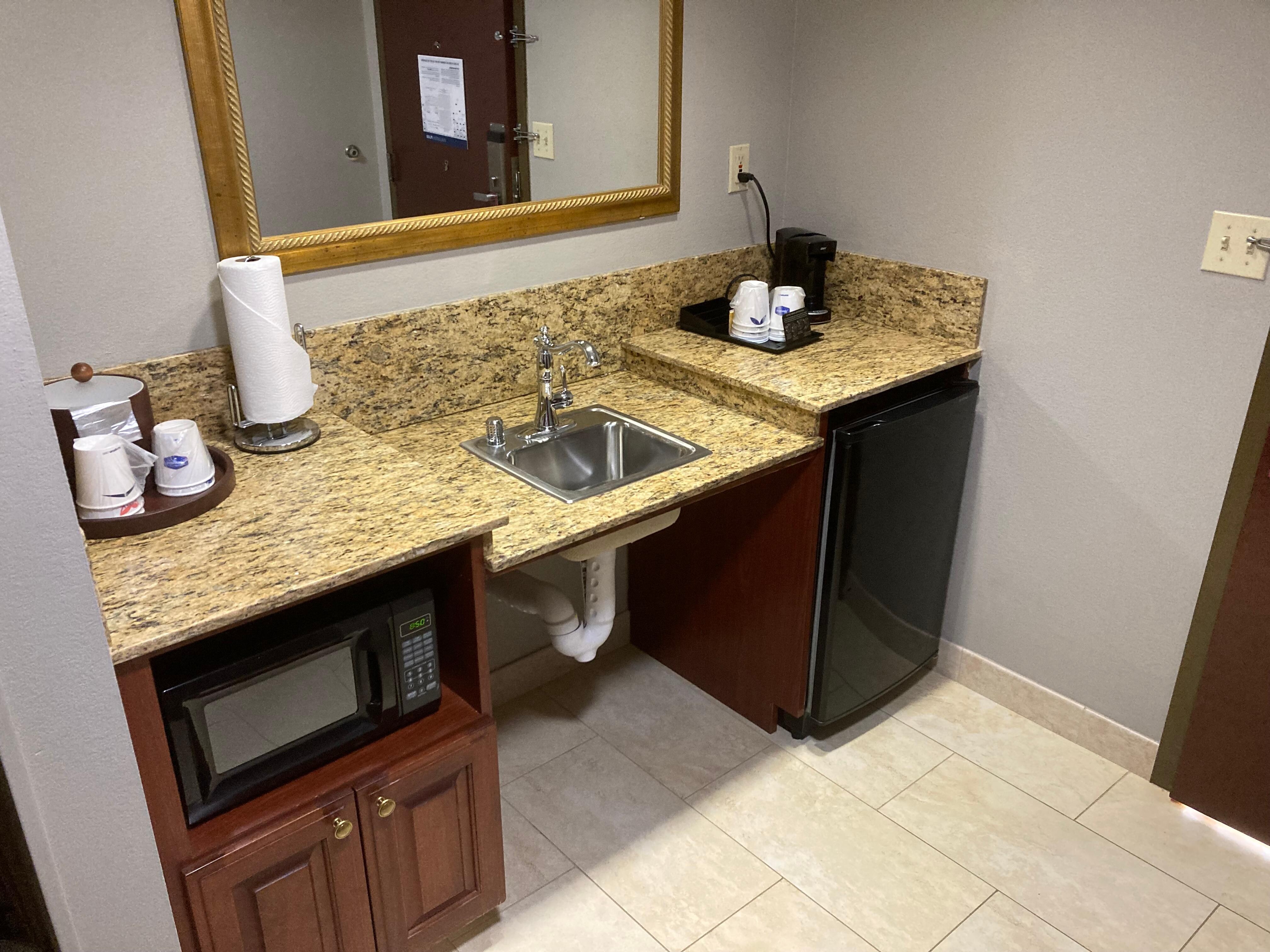 Suite room kitchen area
