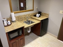 Suite room kitchen area