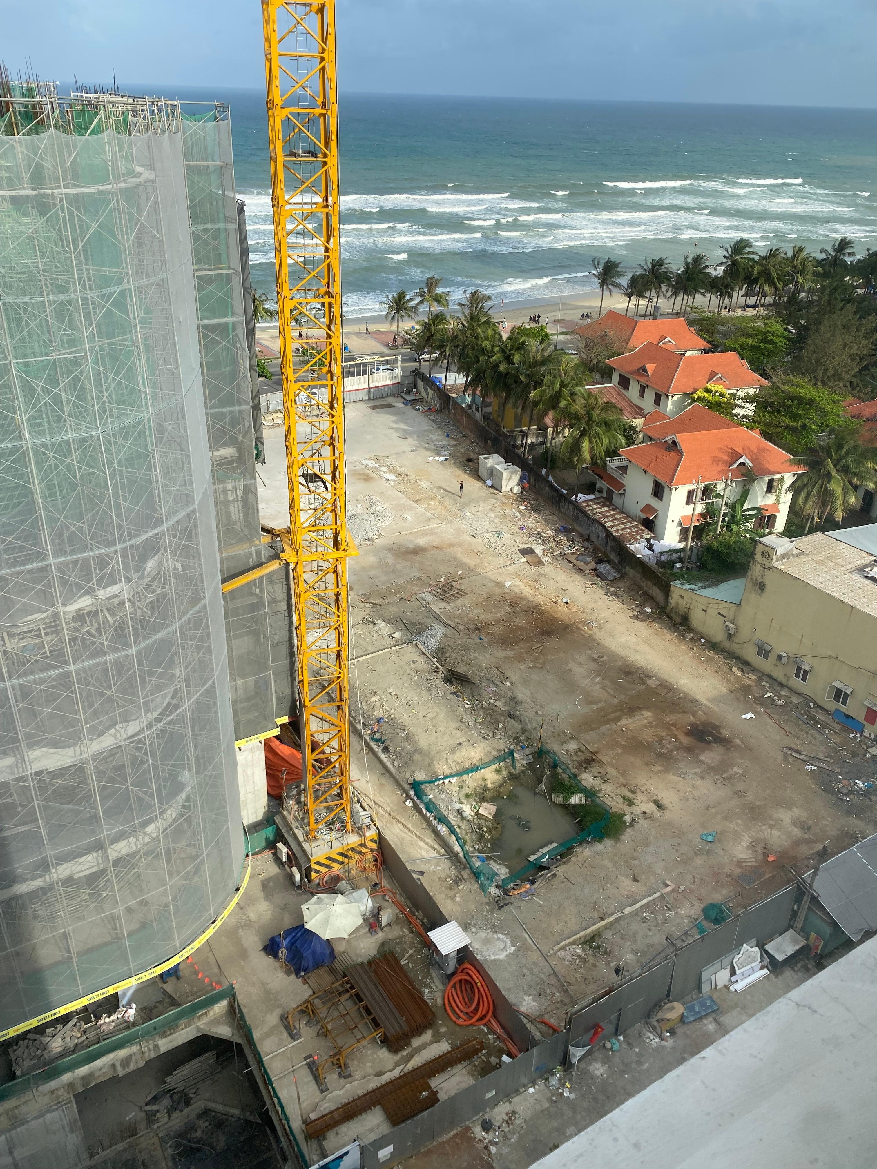 This is the real view from the hotel. Do Not believe what they have posted on the website.