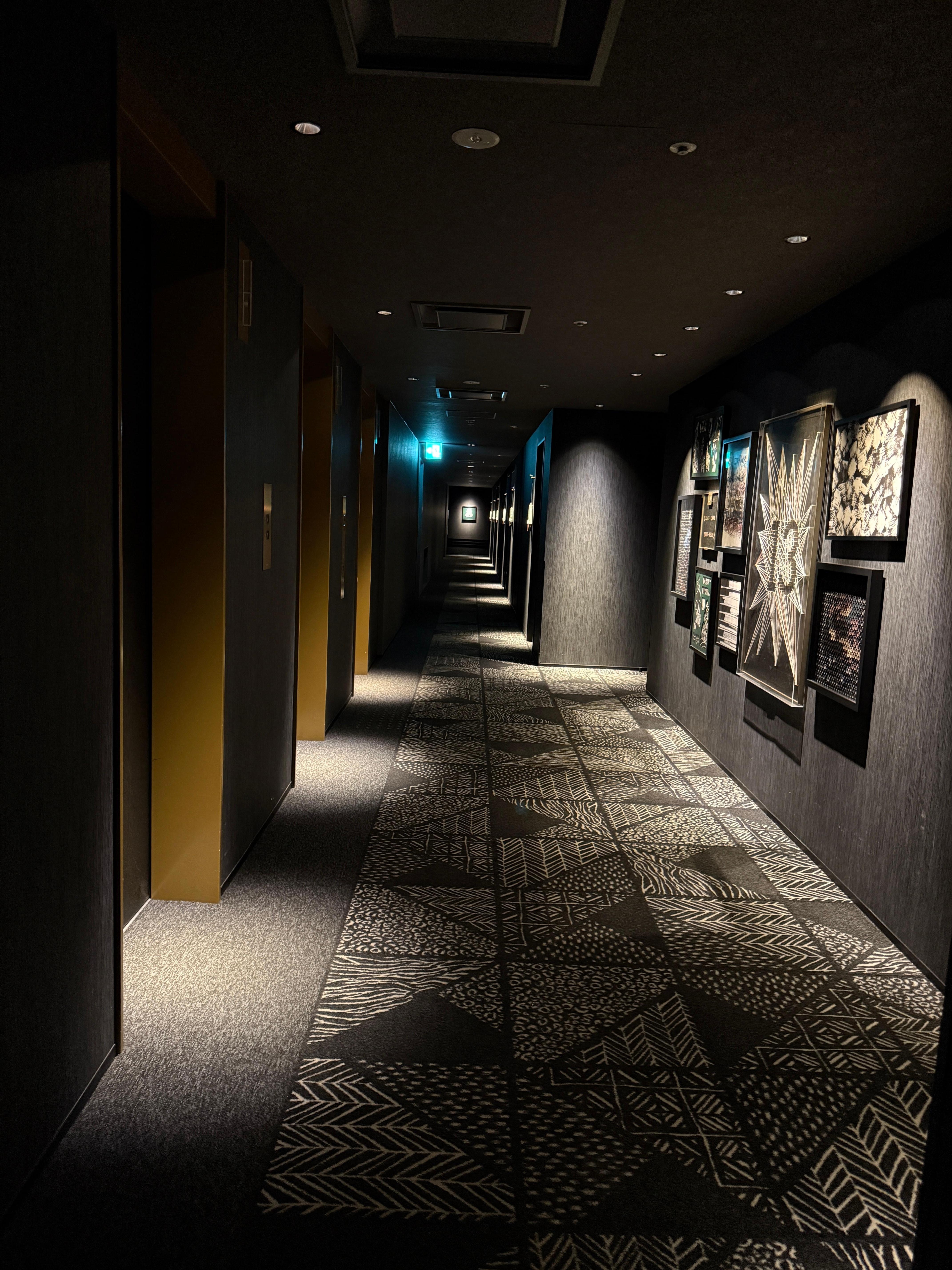 Hallway on our floor