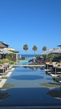 Private pool off patio door
