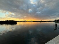 Sunset from end of the street a short walk away