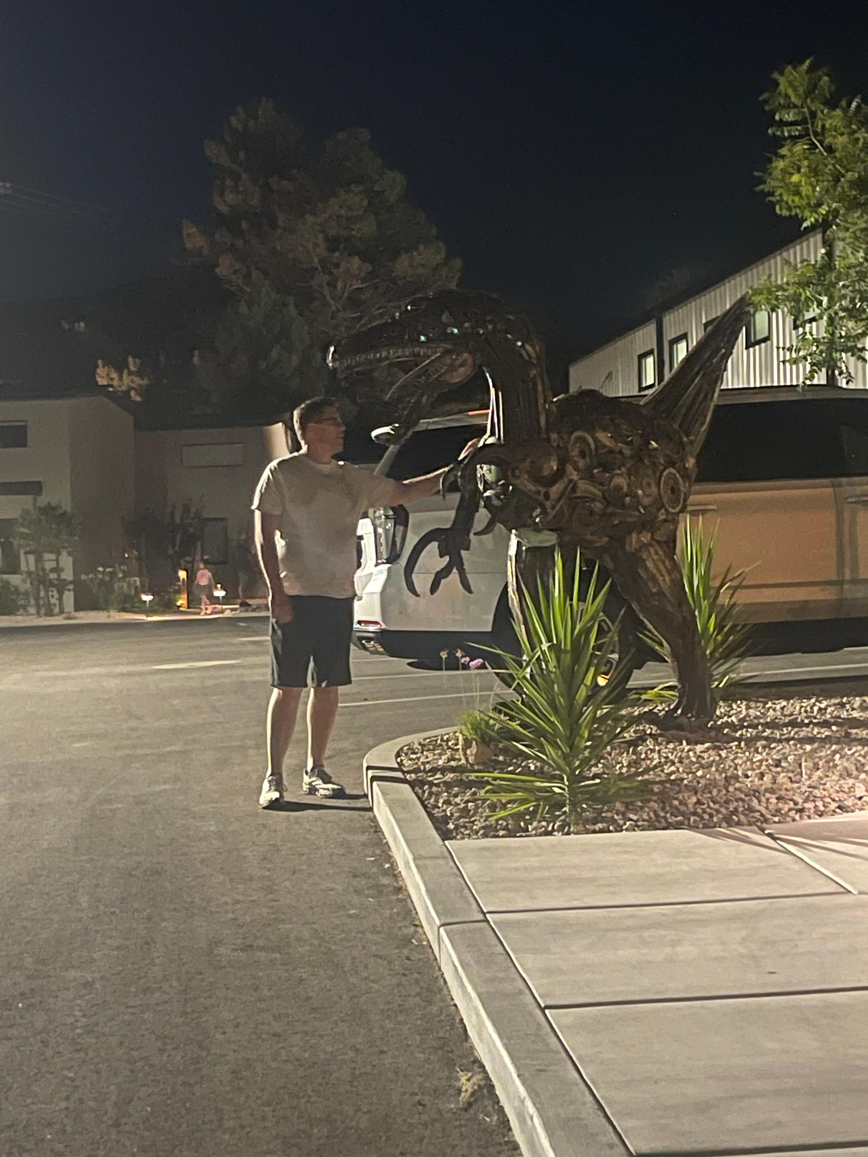 Zion General Stores Dino found in the parking lot