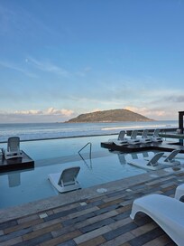 The view by the swimming pool