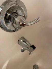 What is going on here? If you don’t want people to take baths, update to walk-in showers.