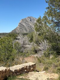 View from nearby old windmills