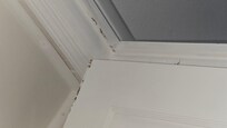 Peeling paint on the bathroom