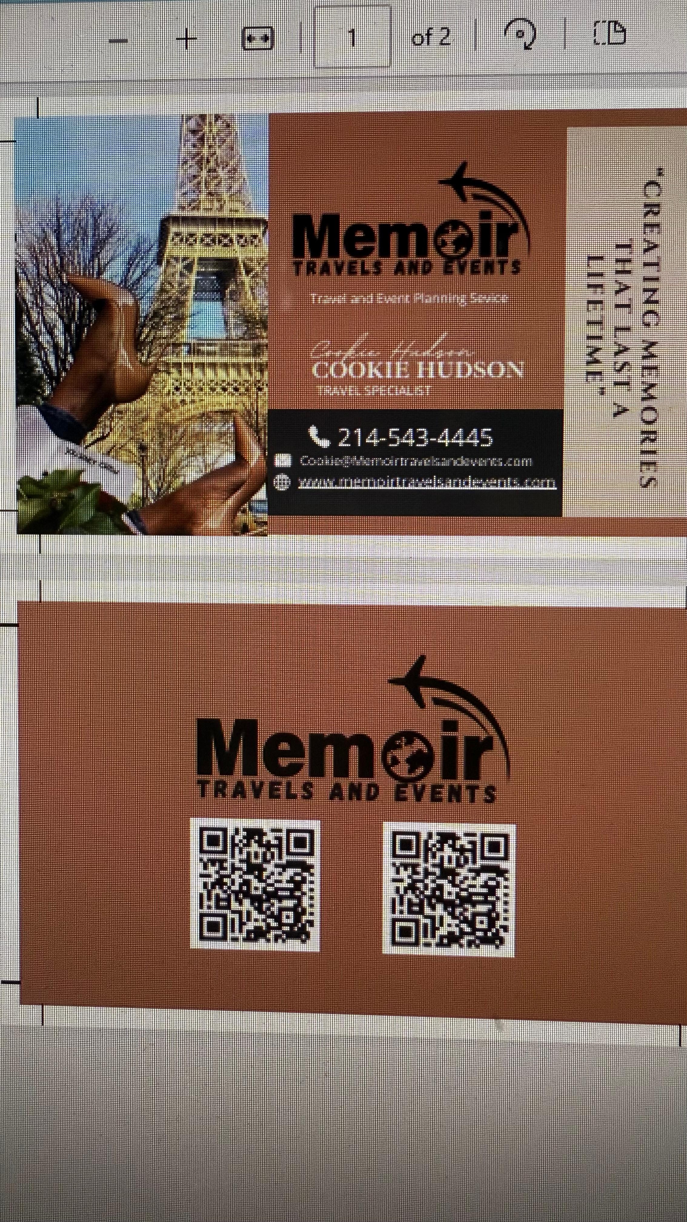 Memoir Travels and Events 