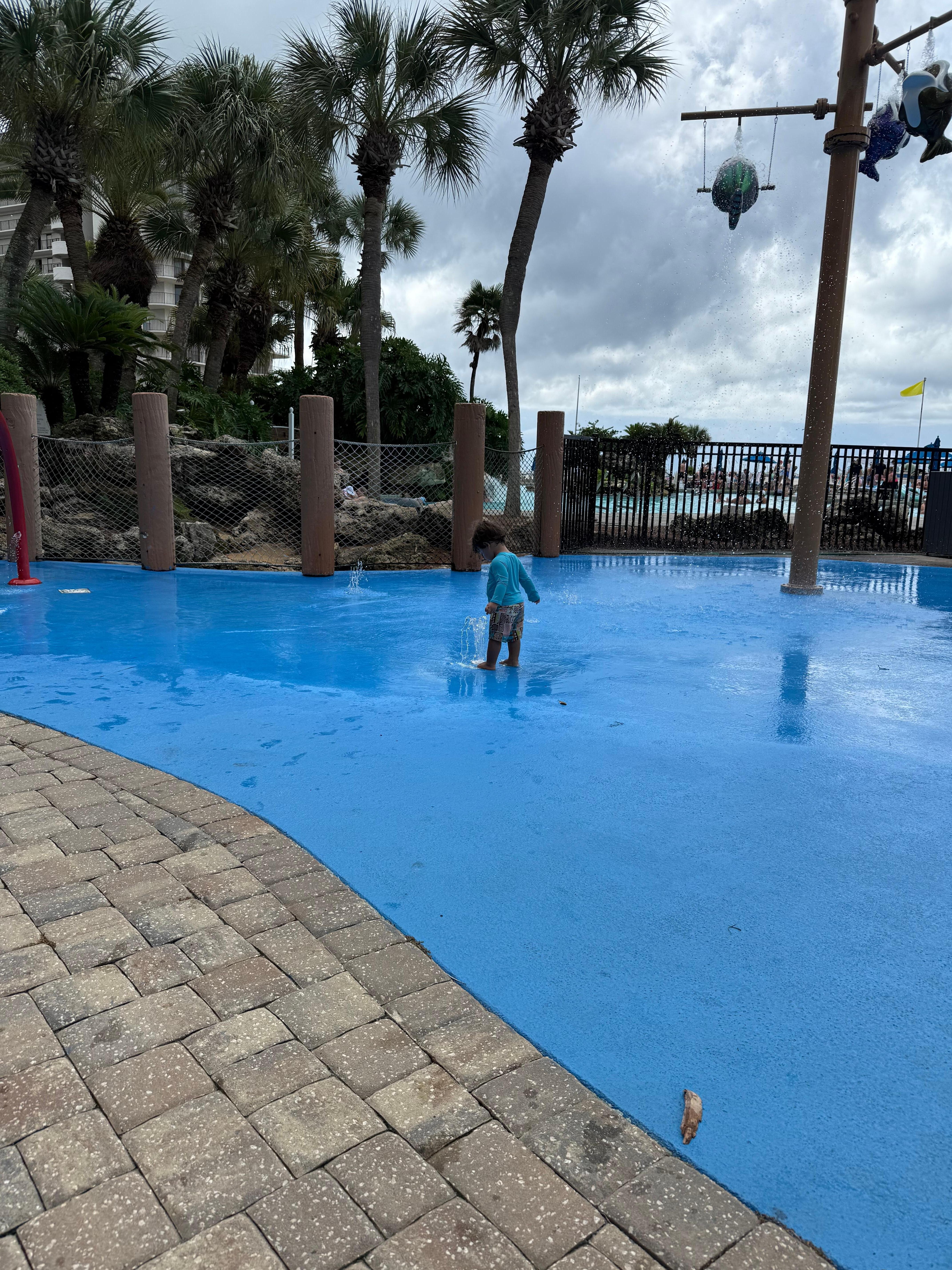 Splash pad!