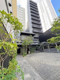 Front of the building