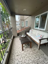 Great place for coffee in the morning and at night.