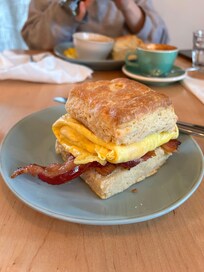 Including a pic of an amazing biscuit sandwich from The Girl and the Raven - very close by!