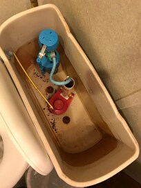 couldn't flush toilet all evening - no water to cabin