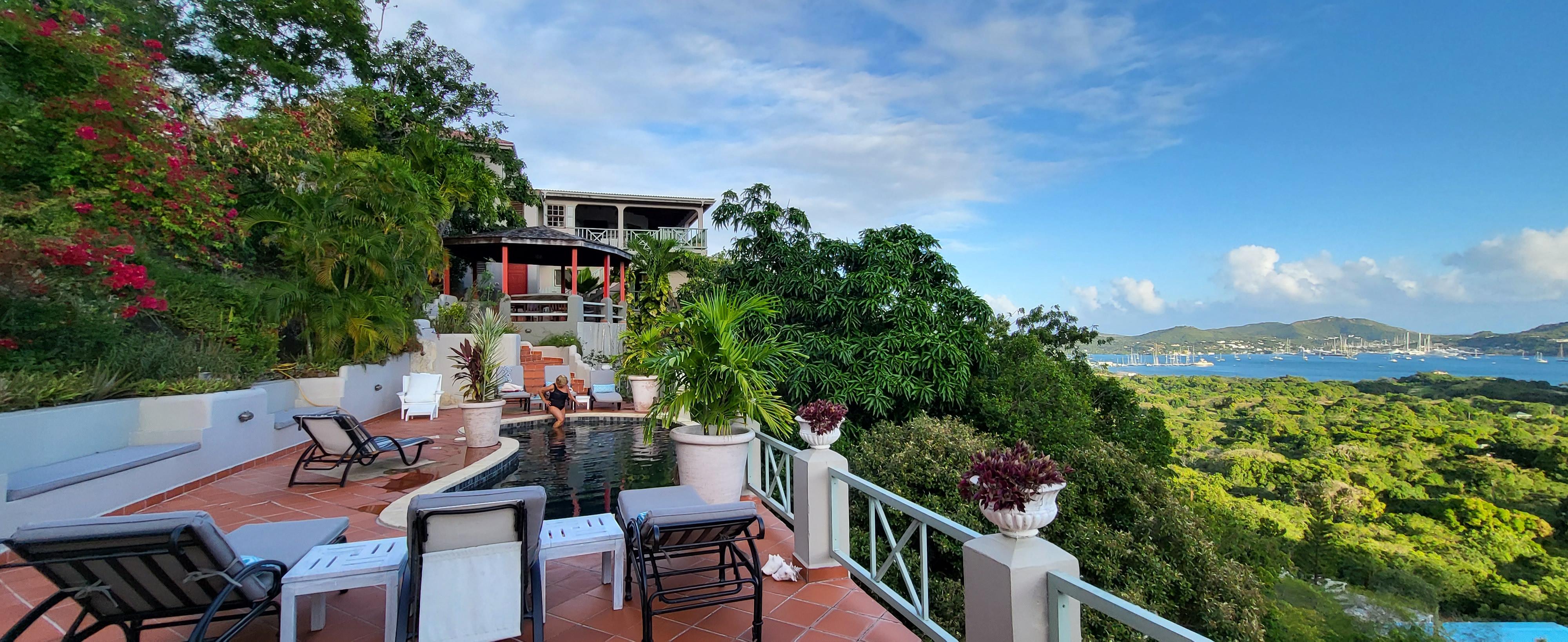 View on the terrace