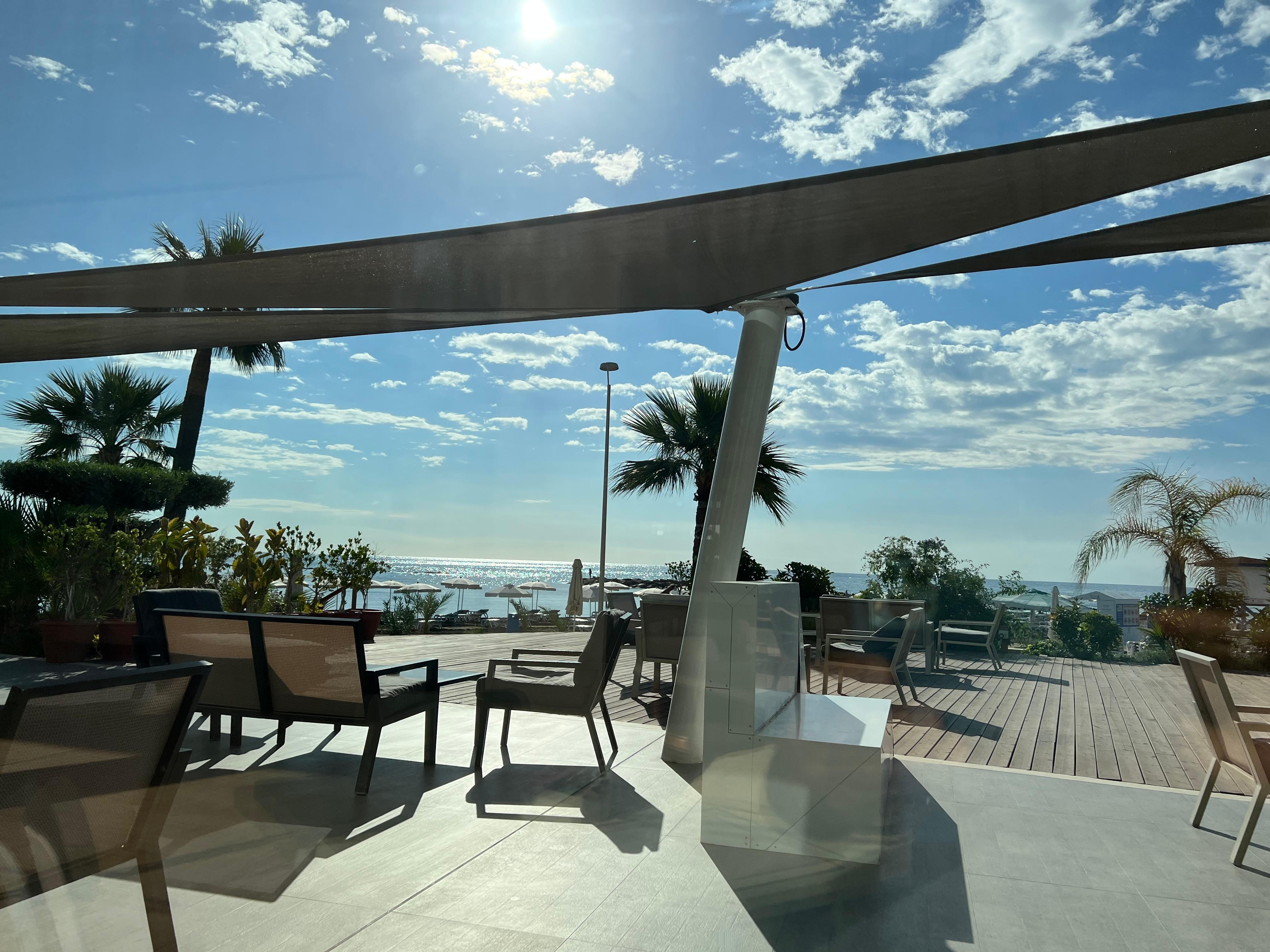 Dinner by the pool area was amazing. 