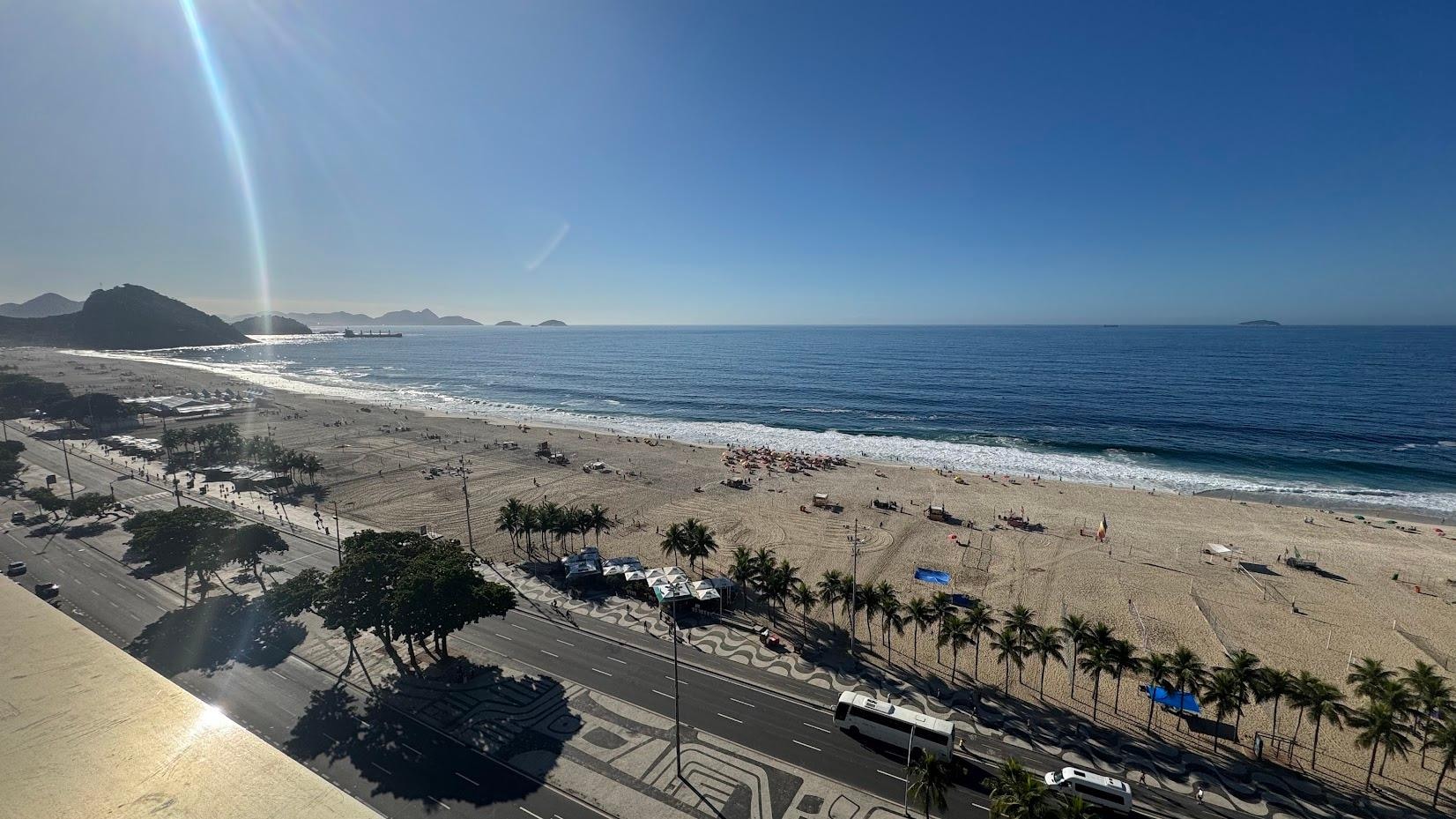 Vista do terraço da piscina