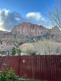 View from backyard