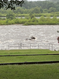 During the flood