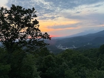 Sunrise from porch