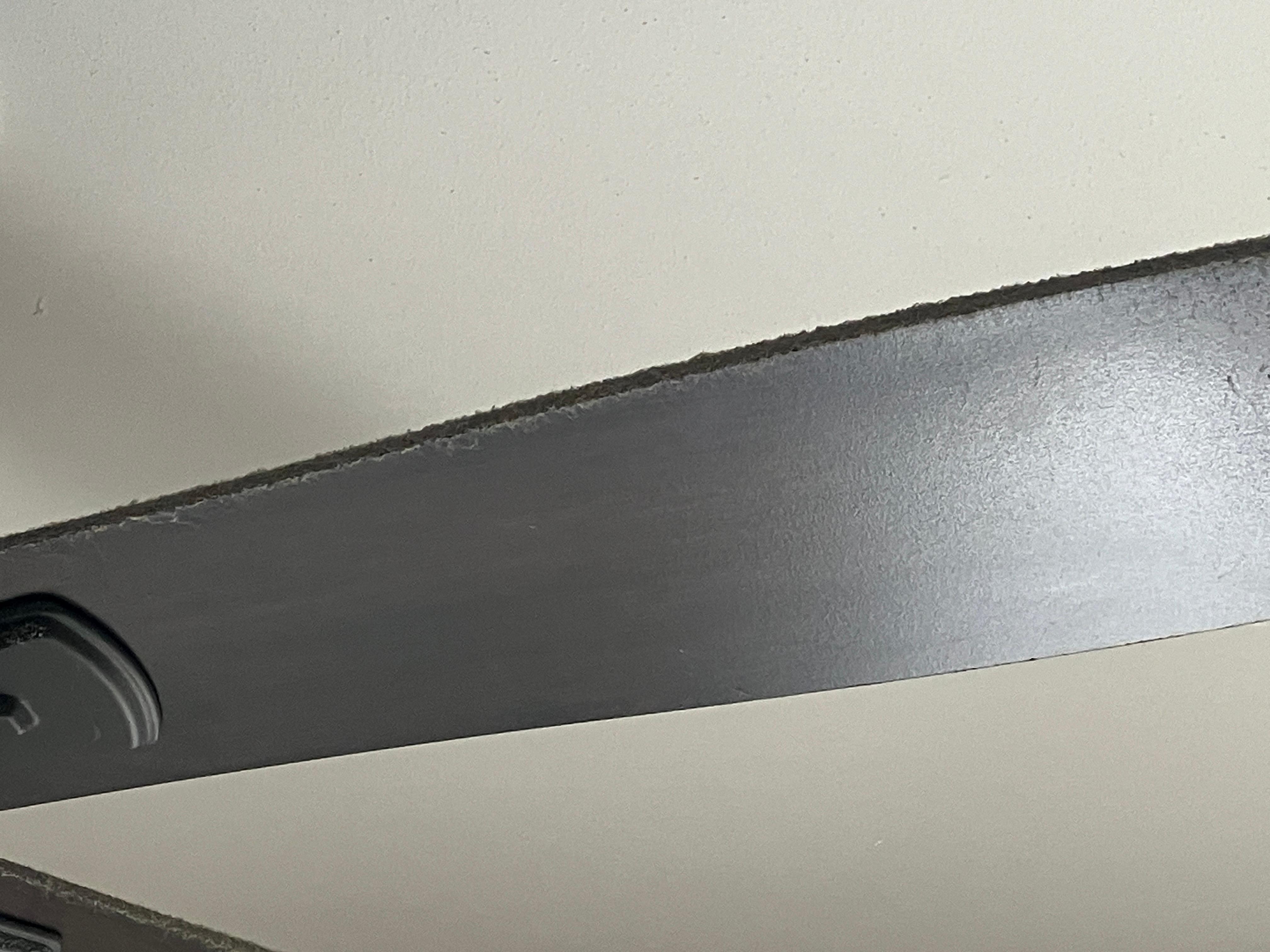 Caked on grossness on Fans All the fans look like this. 