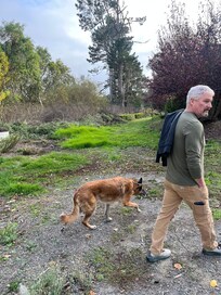 On our walk around the grounds.