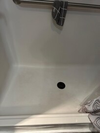 2nd bathroom floor dirty. Looked yellowish.