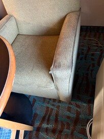 Furniture dirty and in need of repair