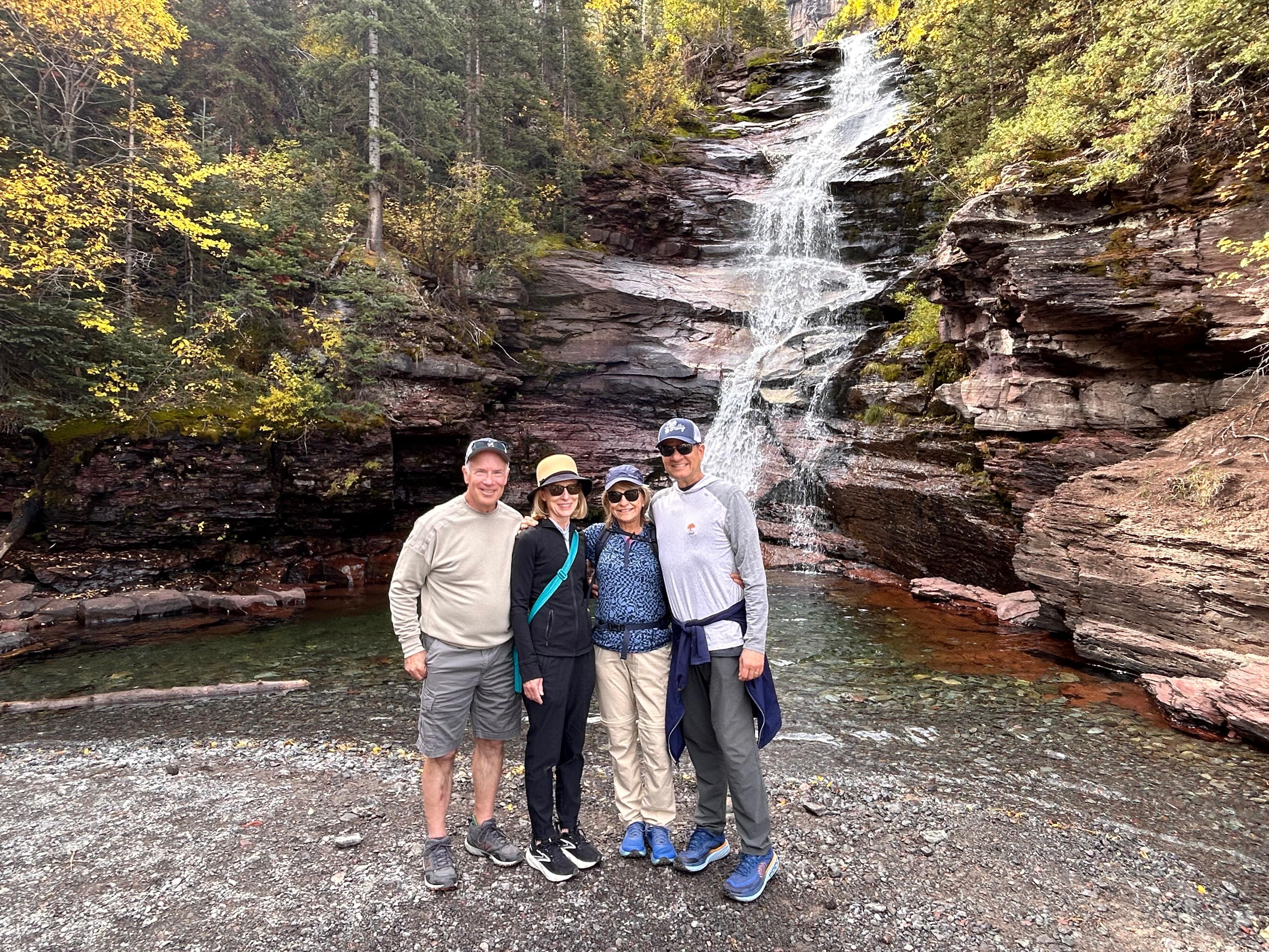 Hiking at Bridal veil falls!