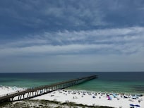 Looking at pier from condo