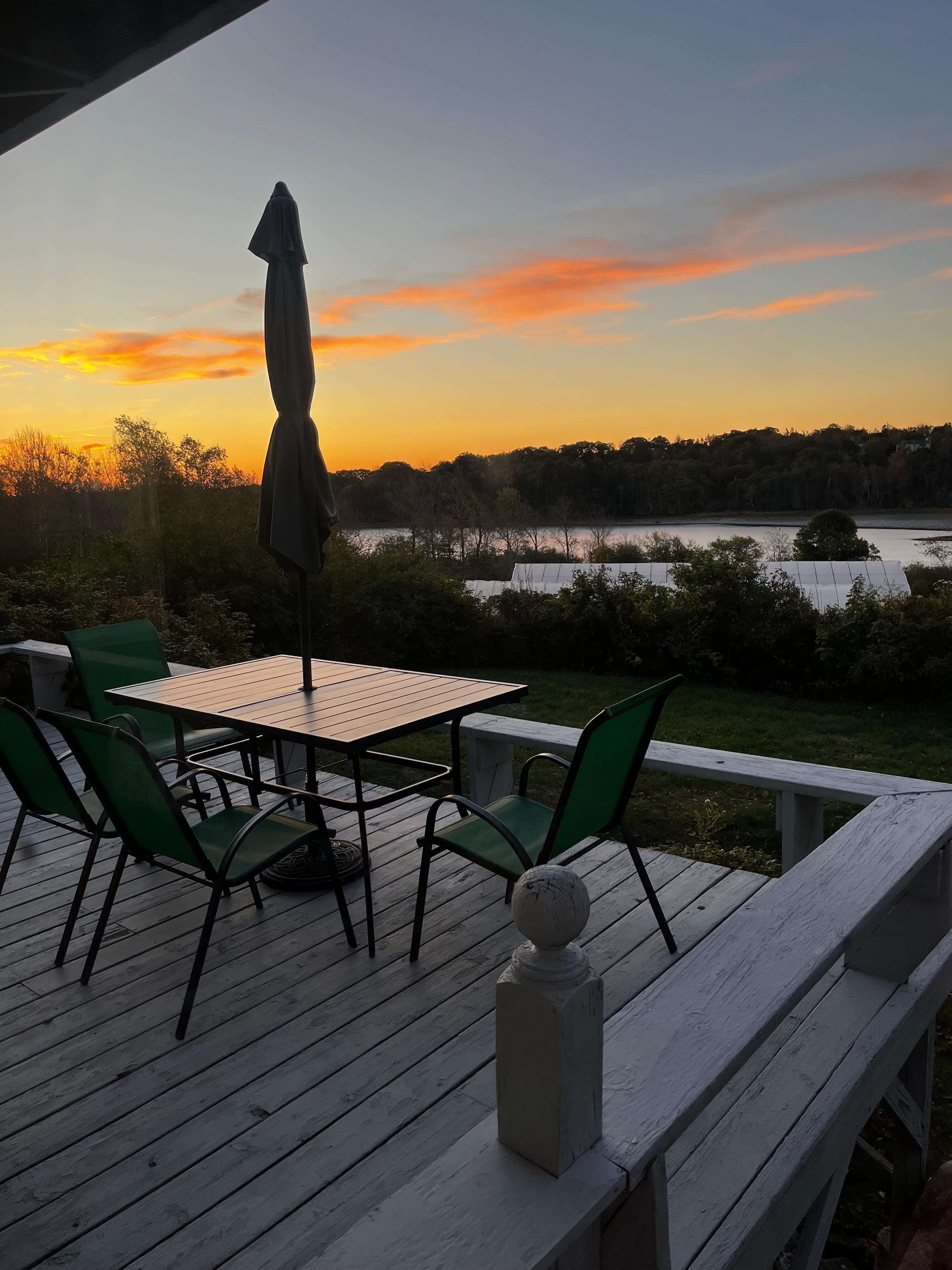 This was my first view when we woke up!