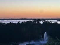 Sunrise on our last morning, from the balcony