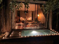 They decore my villa for my anniversary