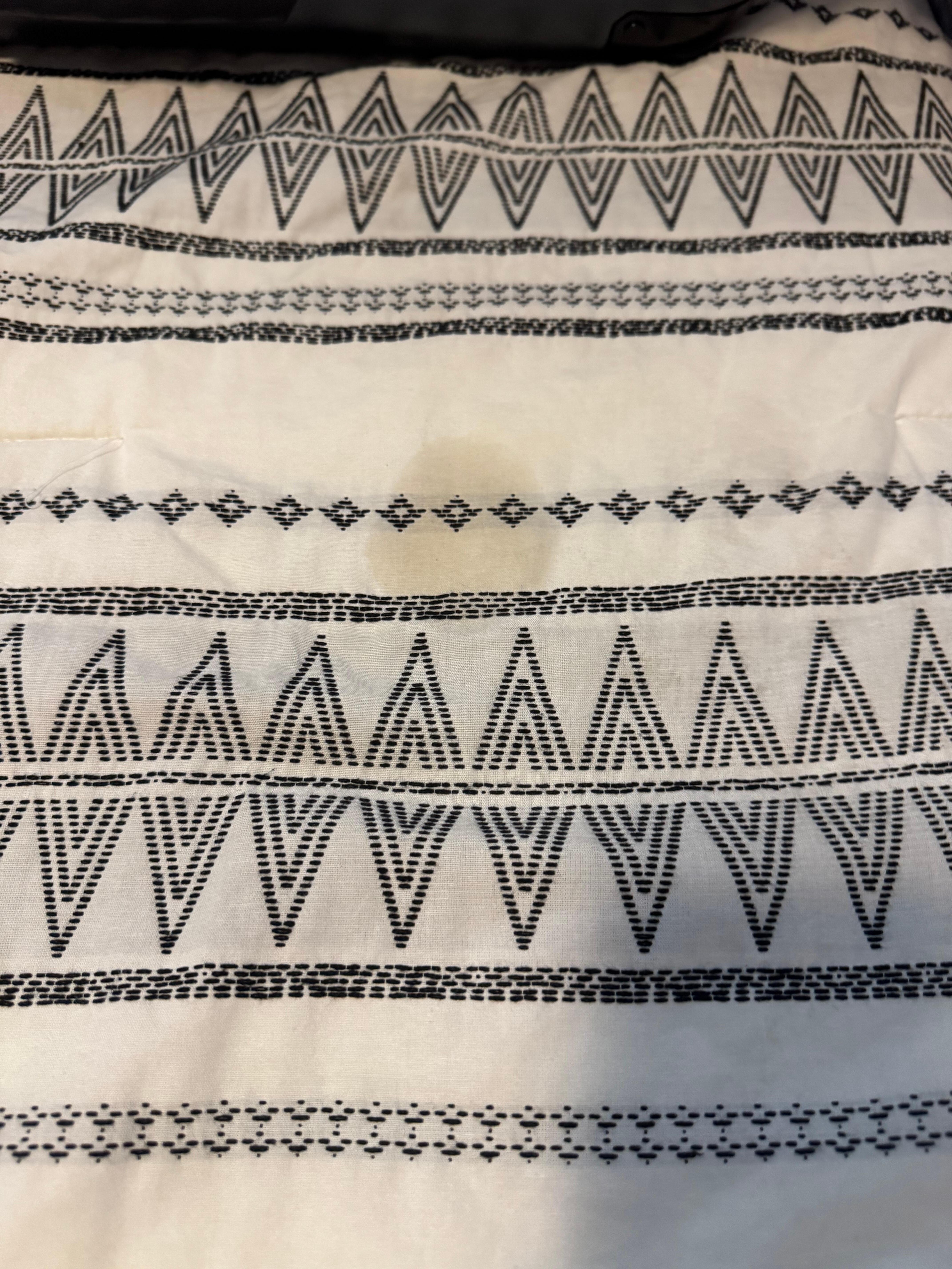 Blanket in primary bedroom 