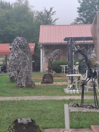 Dragons in the yard!